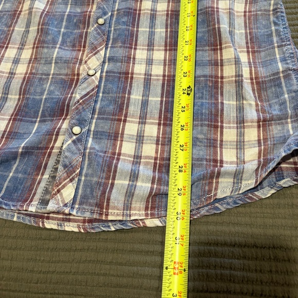 BKE Vintage standard fit men's pearl snap button-down shirt XL - Picture 11 of 12